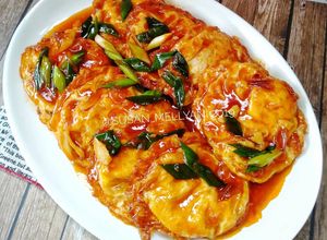 Foto resep Telur ceplok asam manis