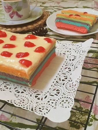 Langkah Mudah untuk Menyiapkan Resep Bolu Kukus Lapis Tepung Ketan Keju Mascarpone yang Lezat Anti Ribet, Bikin Ngiler