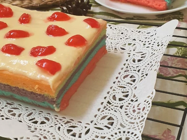 Langkah Mudah untuk Menyiapkan Resep Bolu Kukus Lapis Tepung Ketan Keju Mascarpone yang Lezat Anti Ribet, Bikin Ngiler