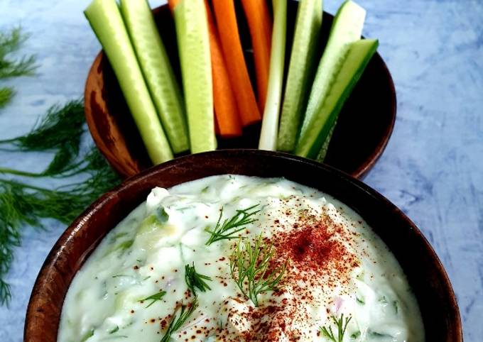 Step-by-Step Guide to Make Super Quick Homemade TZATZIKI (Cucumber Yogurt Dip)