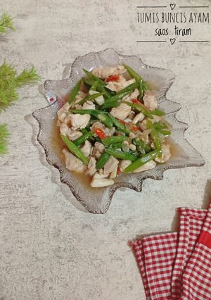 Foto resep Tumis Buncis Ayam saos tiram