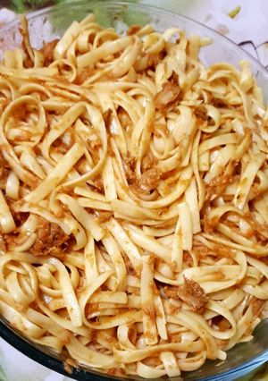 صورة لوصفة فيتوشيني بالتونة🍝