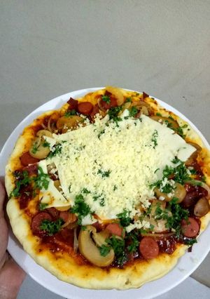 Foto resep Pizza Teflon rumahan