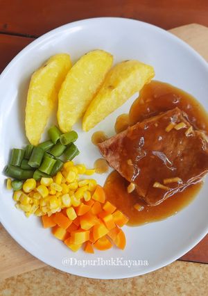Foto resep 1096. Tuna Steak Grill Saus Cokelat