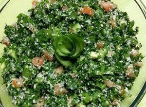 صورة لوصفة تبولة مع الخيار