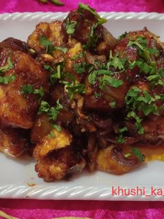 પનીર એન્ડ પોટેટો ચીલી (Paneer & Potato Chilli Recipe In Gujarati રેસીપી મુખ્ય ફોટો