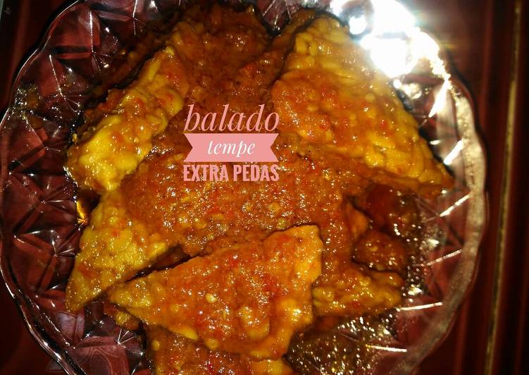 Balado tempe extra pedas