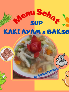 Foto resep SUP KAKI AYAM & BAKSO