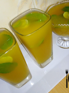 A picture of Mango juice.