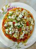 Sattu Powder Cheese Pizza (Desi style)