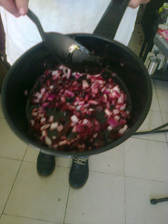 Una foto de Flor de jamaica guisada para tacos