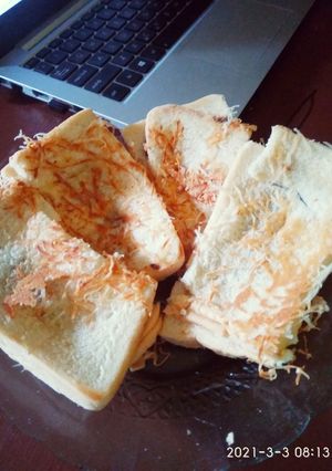 Foto resep Roti bakar balut keju isi cokelat