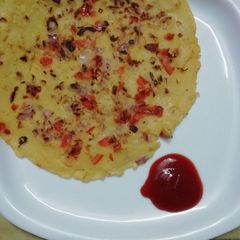 Suji potato Utpam A picture of Suji potato Utpam.