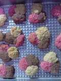 Polvorones triple sabor.