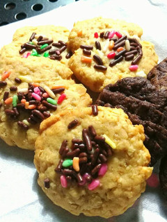 Foto resep Oat cookies & choco cookies (2in 1)