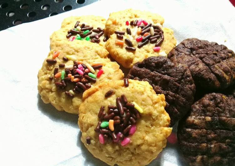 Oat cookies & choco cookies (2in 1)