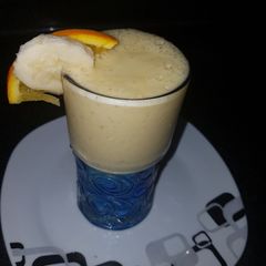A picture of Banana orange smoothie.