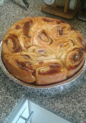 Una foto de Torta 80 golpes con membrillo o batata