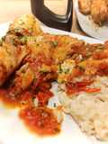 Poulet champignons tomates en cocotte au Cook Expert