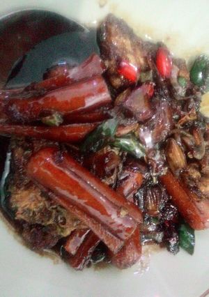 Foto resep Telor kecap manjah sosis pete