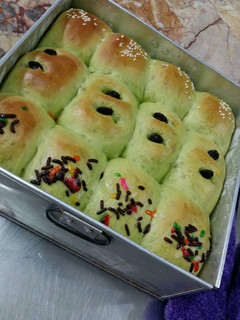 Foto resep Roti Sobek Pandan