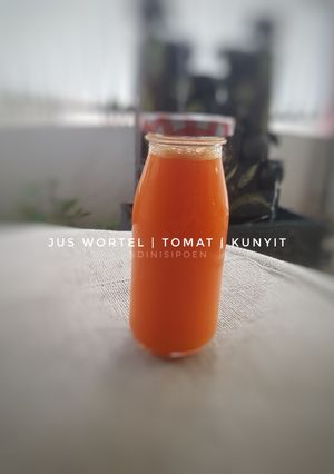 Foto resep Jus Wortel Tomat Kunyit