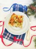 Lasagne zucchine e gamberetti