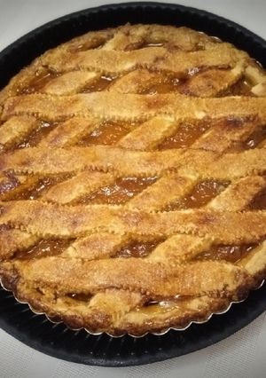Une photo de Tarte rustique a la confiture ❤