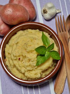 Vegán burgonyapüré recept fotója