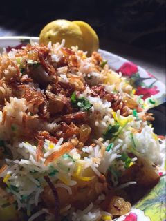 صورة لوصفة برياني خضار للنباتيين 👌🏻