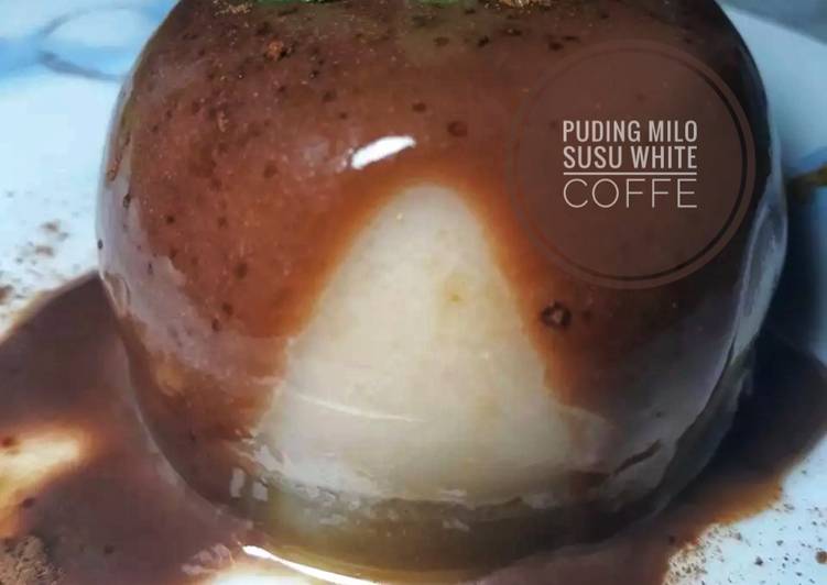 Cara Membuat 59 Puding Milo Susu White Coffe Yang Enak