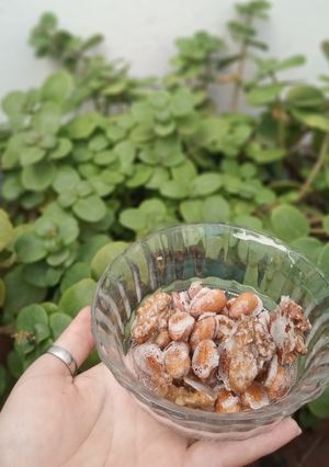 Una foto de Frutos secos glaseados