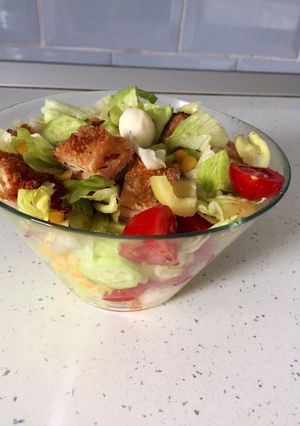O poză a rețetei Salată cu piept de pui.