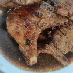 A picture of Pork Chop Bistek.