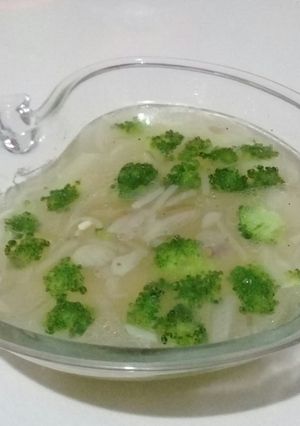 Foto resep Tumis sop ayam brokoli MPAsi 1YO