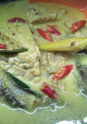 Foto resep Kare tempe terong