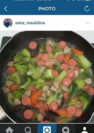 Foto resep CapCay Pelangi