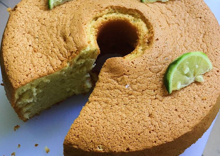 Lime Chiffon Cake