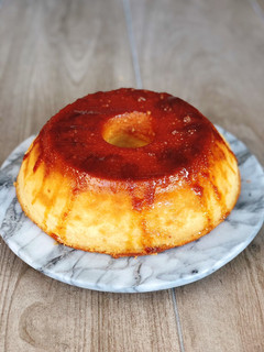 Una foto de Budín de pan con restos de bizcochuelo