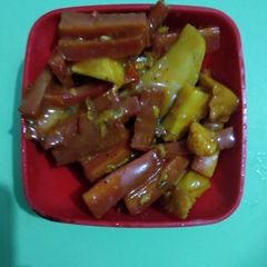 A picture of Khatta meetha mix veg pickle.