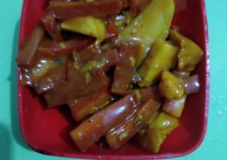 Easiest Way to Make Speedy Khatta meetha mix veg pickle