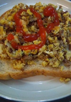 A picture of Breakfast sloppy joes.