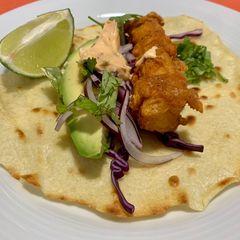 Cod tacos A picture of Cod tacos.