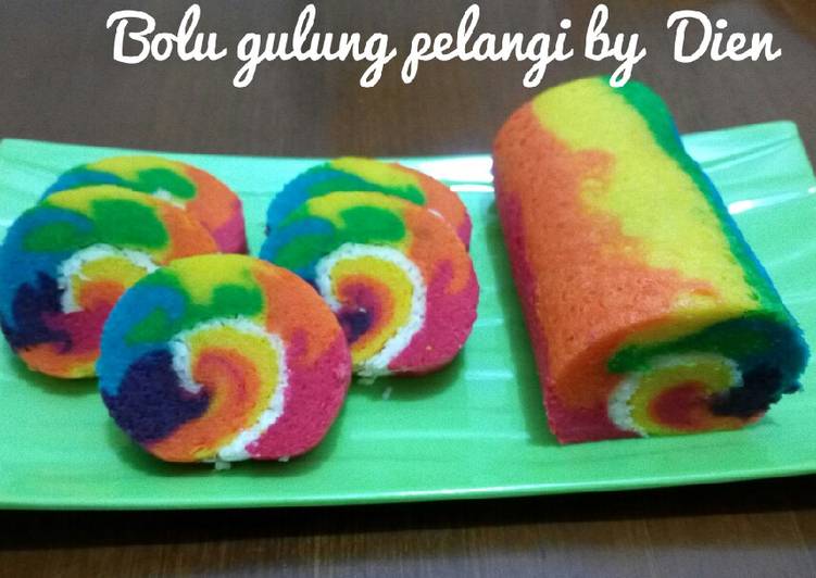 Bolu gulung pelangi