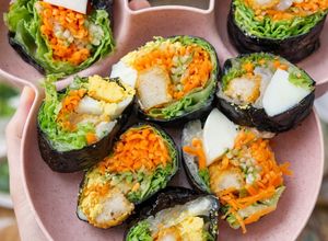 Foto resep Rice Paper Nori Chicken Roll