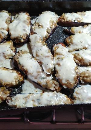 Una foto de Berenjenas gratinadas