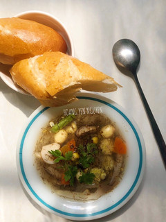 A picture of Soup rau củ chay.