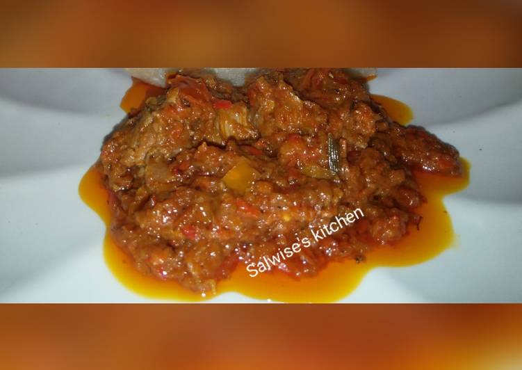 Soyayyar Miyar Jajjage Girki Daga Salwise S Kitchen Cookpad