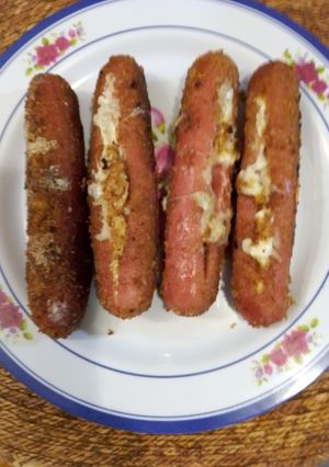 Una foto de Salchichas rellenas