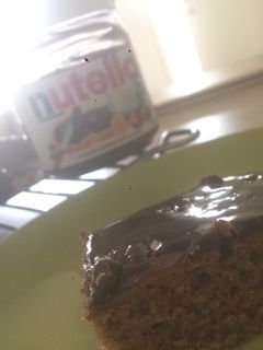 صورة لوصفة كيكه النوتيلا